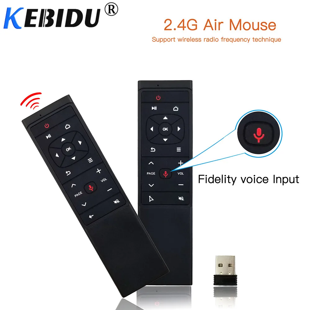 Голосовой помощник Kebidu MT12 Air Mouse Гироскопический датчик дистанционное управление