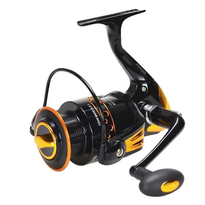 Спиннинг Рыболовная катушка рыболовная на станке ручка 12 + 1 BB Подшипник колеса