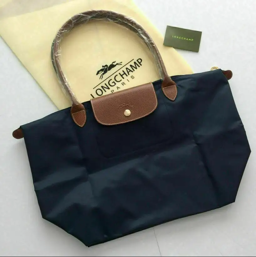 

Классическая Женская темно-синяя модель Longchamp, модель 1899, большая/маленькая сумка
