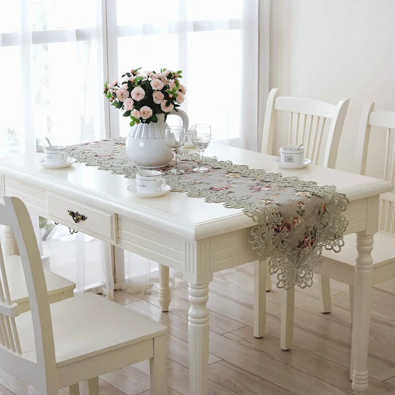 Контрактный Европейский тип настольный флаг бутон шелковая ткань