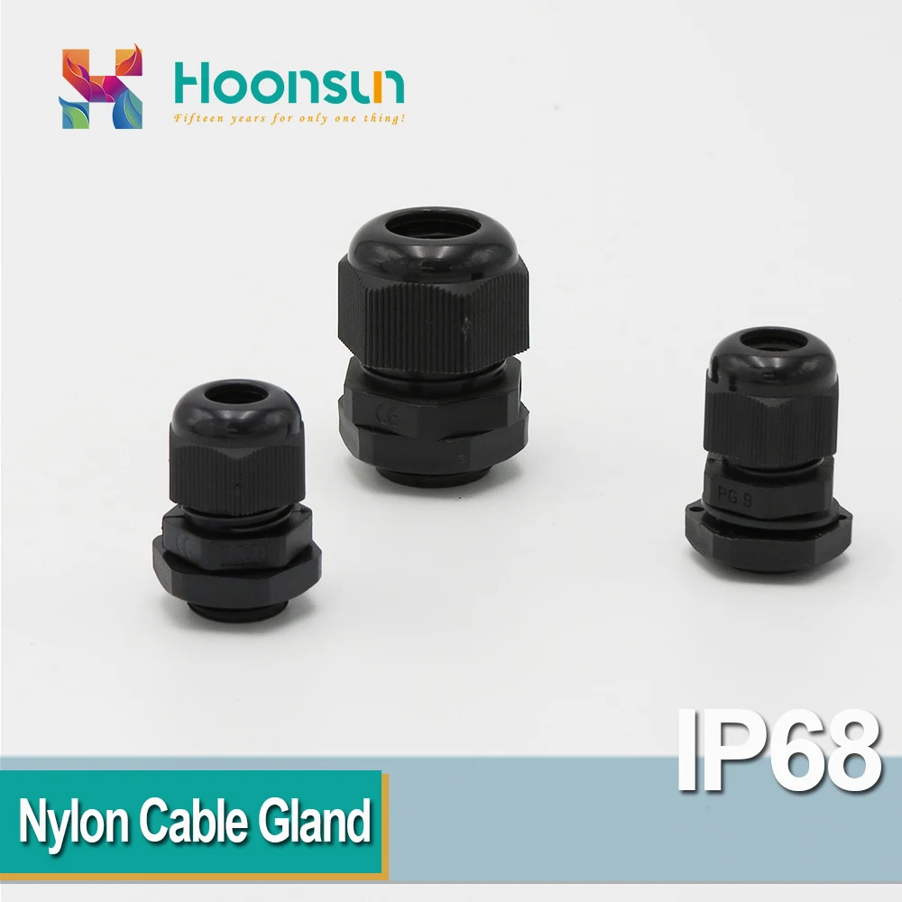 

20 PCS M22 M25 Waterproof Nylon Cable Gland Connector IP68 with Lock Nut with Gasket For 10-13mm 10-14mm Cable