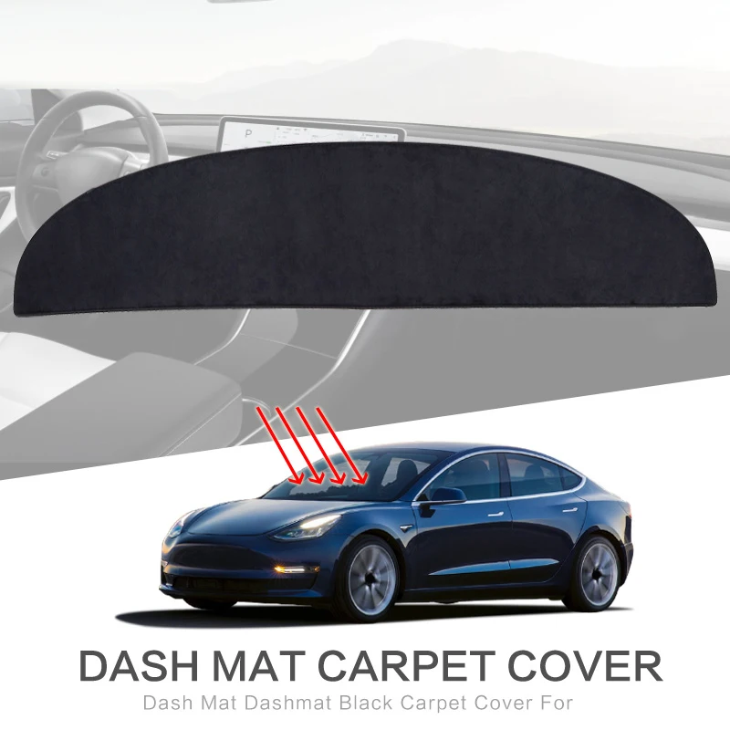 Dash коврик Dashmat для Tesla Model 3 2017 2018 2019 Tesla3 покрытие ковров солнцезащитный
