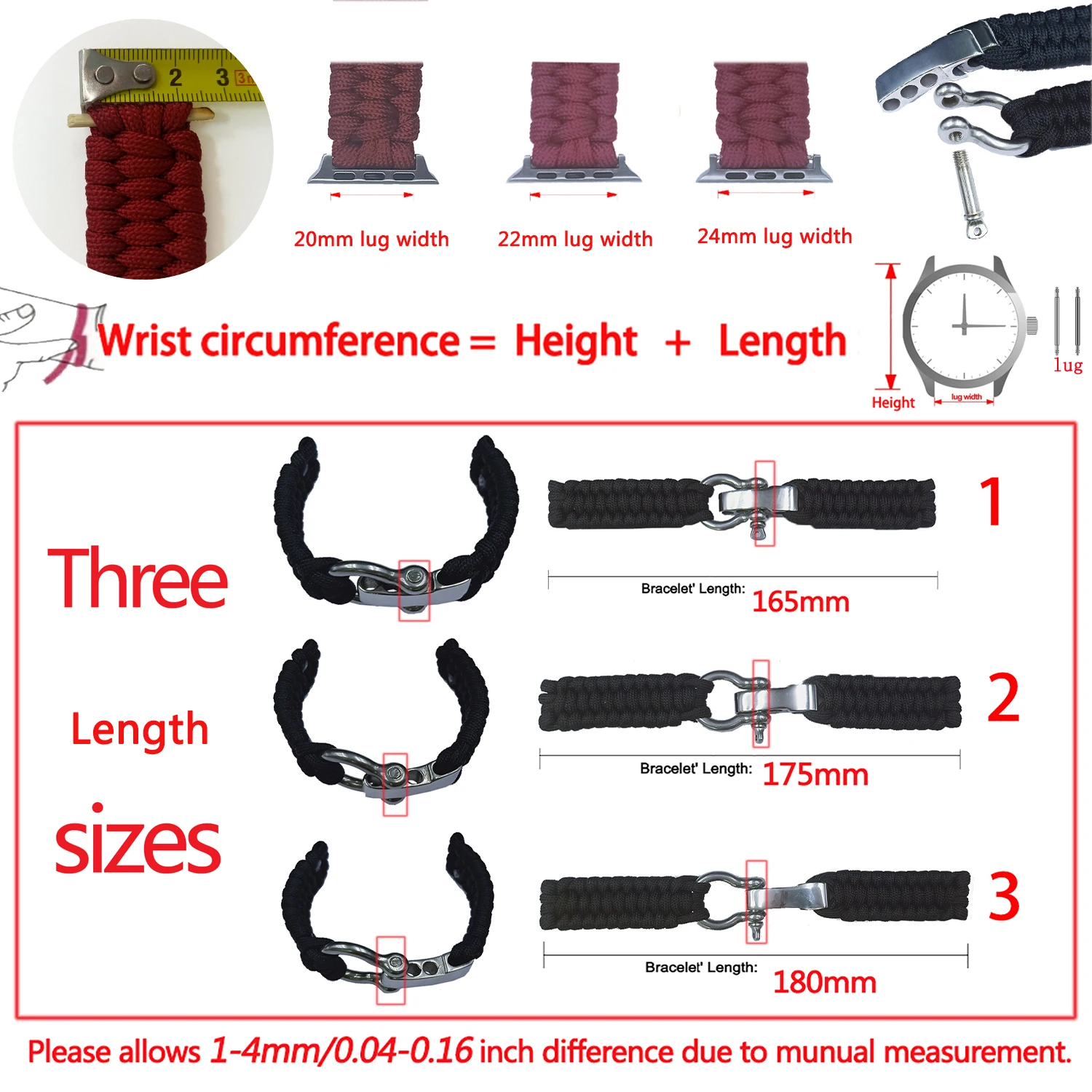 Nylon Strap for Samsung Galaxy Watch 3 41mm 45mm Band 42mm 46mm strap for huawei gt 2 42 mm Adjustable Buckle Rope watch band
