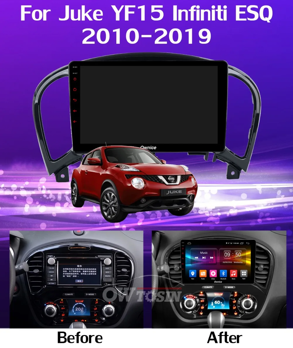 360 ° панорамный Android 9,0 4G+ 64G gps радио CarPlay SPDIF DSP Автомобильный мультимедийный плеер для Nissan Juke YF15 Infiniti esq 2010