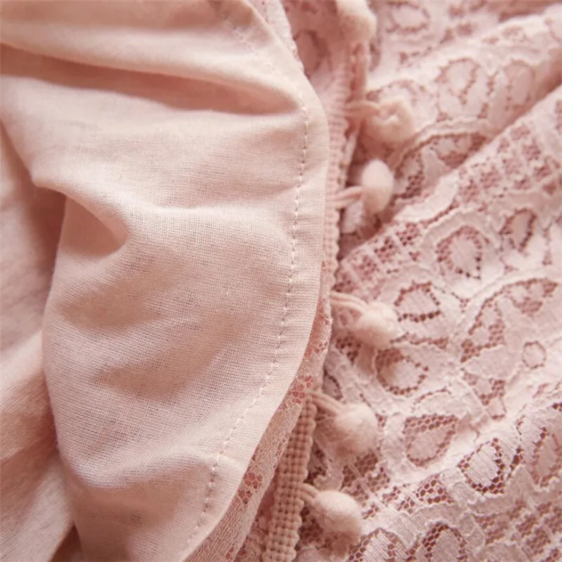 

Summer Girls Dress Lace Flutter Sleeve Hollow Out Elegant Princess Children Dresses Kids Clothing for Girl 2 to 7 Years