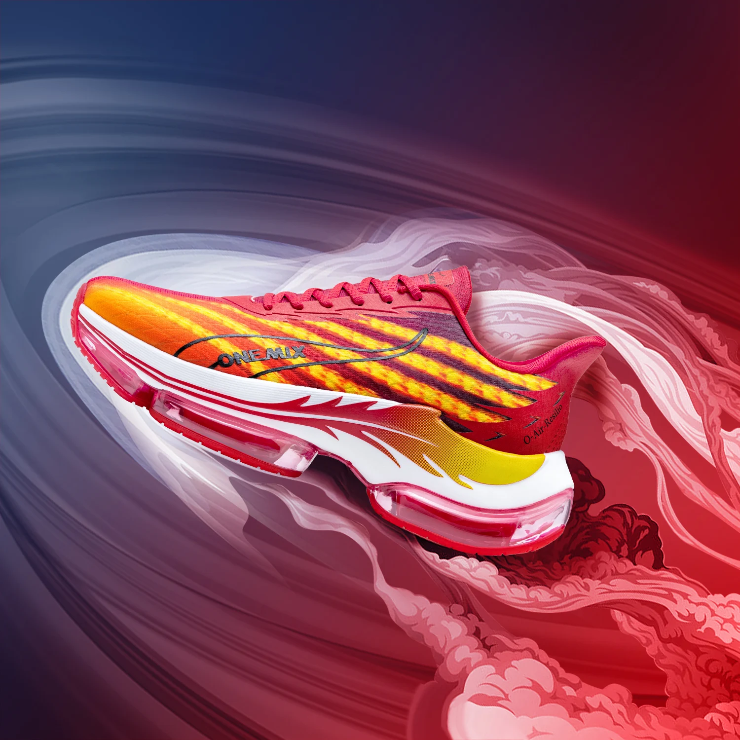 ONEMIX High Quality Running Shoes For Men Air Cushion Athletic Breathable Damping Fitness Shoe Outdoor Women Casual Trainer