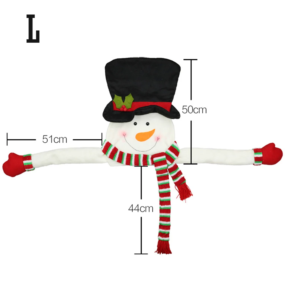 

Christmas Tree Topper Decoration Santa Claus Snowman Elk Shaped Hanging Ornaments Christmas Tree Top New Year Party Decoration