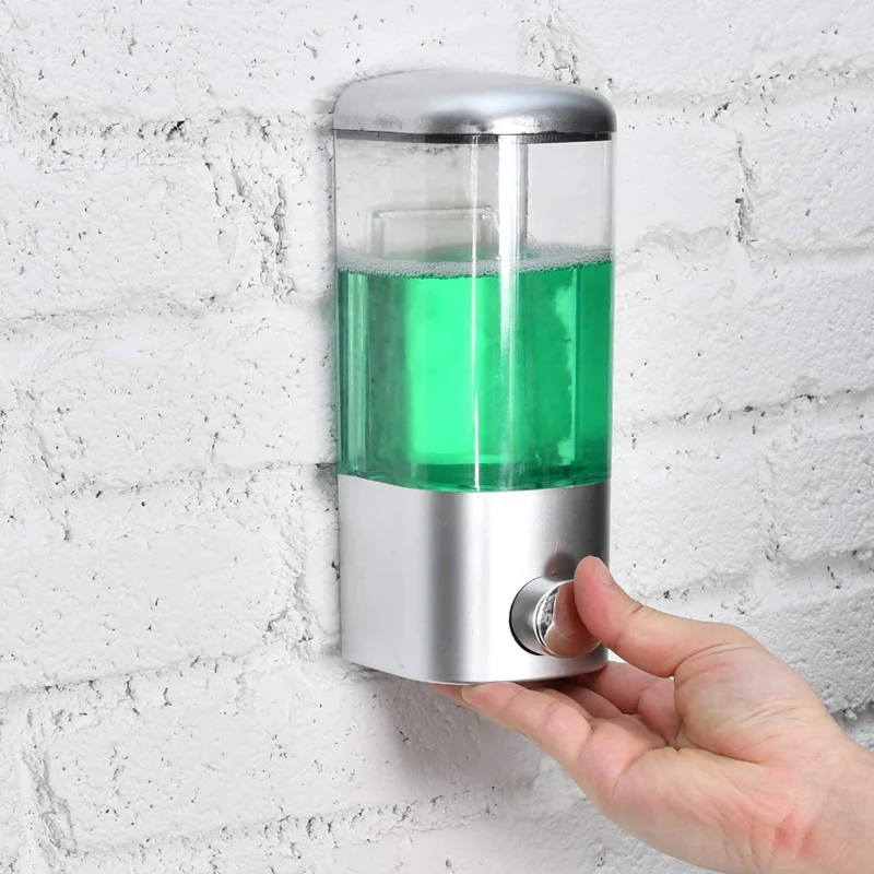 

Soap Dispenser ,Hand Liquid Shampoo Shower Gel Dispenser Manual Commercial Lotion Container for Bathroom Kitchen Office