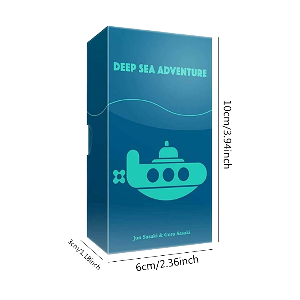 Игра карточная детская для семейной вечеринки 2 6 игроков английская игра Deep Sea