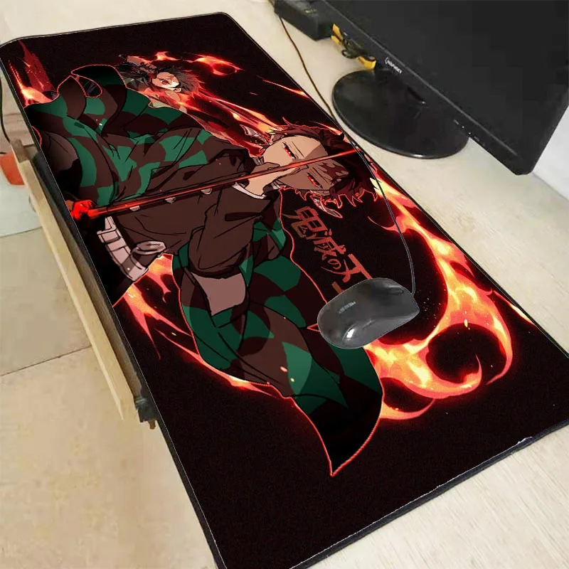 Игровой коврик для мыши XGZ Demon Slayer Kimetsu No Yaiba компьютерный геймерский большой