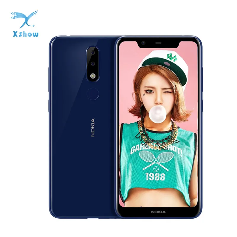 Смартфон Nokia X5 Android 9 4 ГБ 64 5 86 дюйма Helio P60 8 3060 мАч фронтальная камера Мп задняя 13 МП +