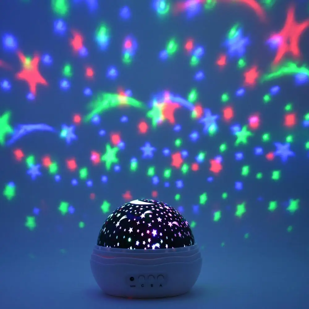 

Galaxy Projector Starry Sky Flower Bud Rotating LED Night Light Planetarium Bedroom Star Night Lights Moon Light Valentine Gift