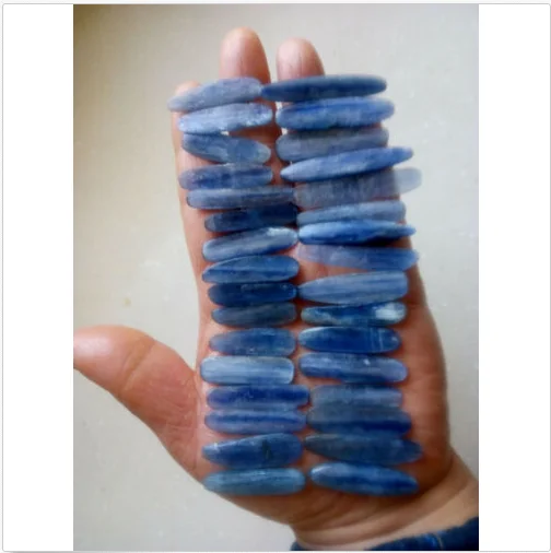 32 шт. лезвия синего кианита необработанный натуральный драгоценный камень 40 50