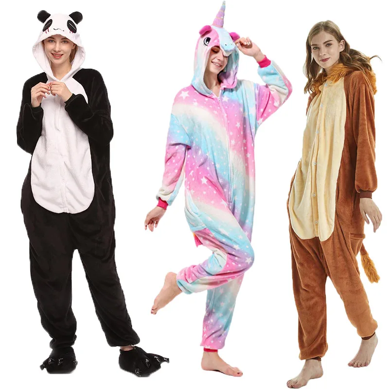 Новый взрослый кигуруми Onesie Аниме Костюмы унисекс косплей мультфильм животных