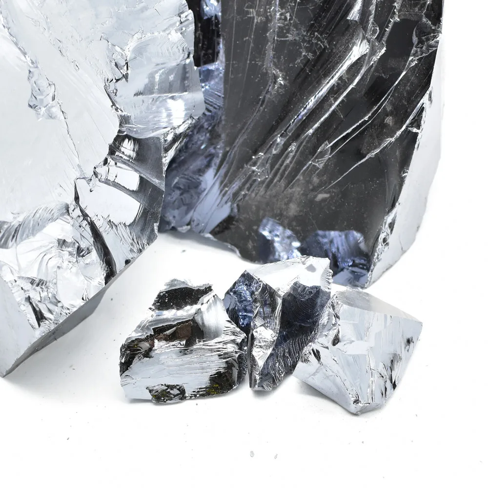 Монокристаллический кремниевый слиток 6N для коллекции элементов 99.9999% чистый Si DIY