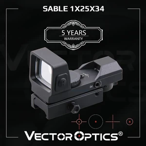 Векторная оптика Соболь 1x25x34 тактическая 4 сетки зеленая красная точка прицел быстросъемный цифровой контрольный прицел пистолет QD Weaver крепление