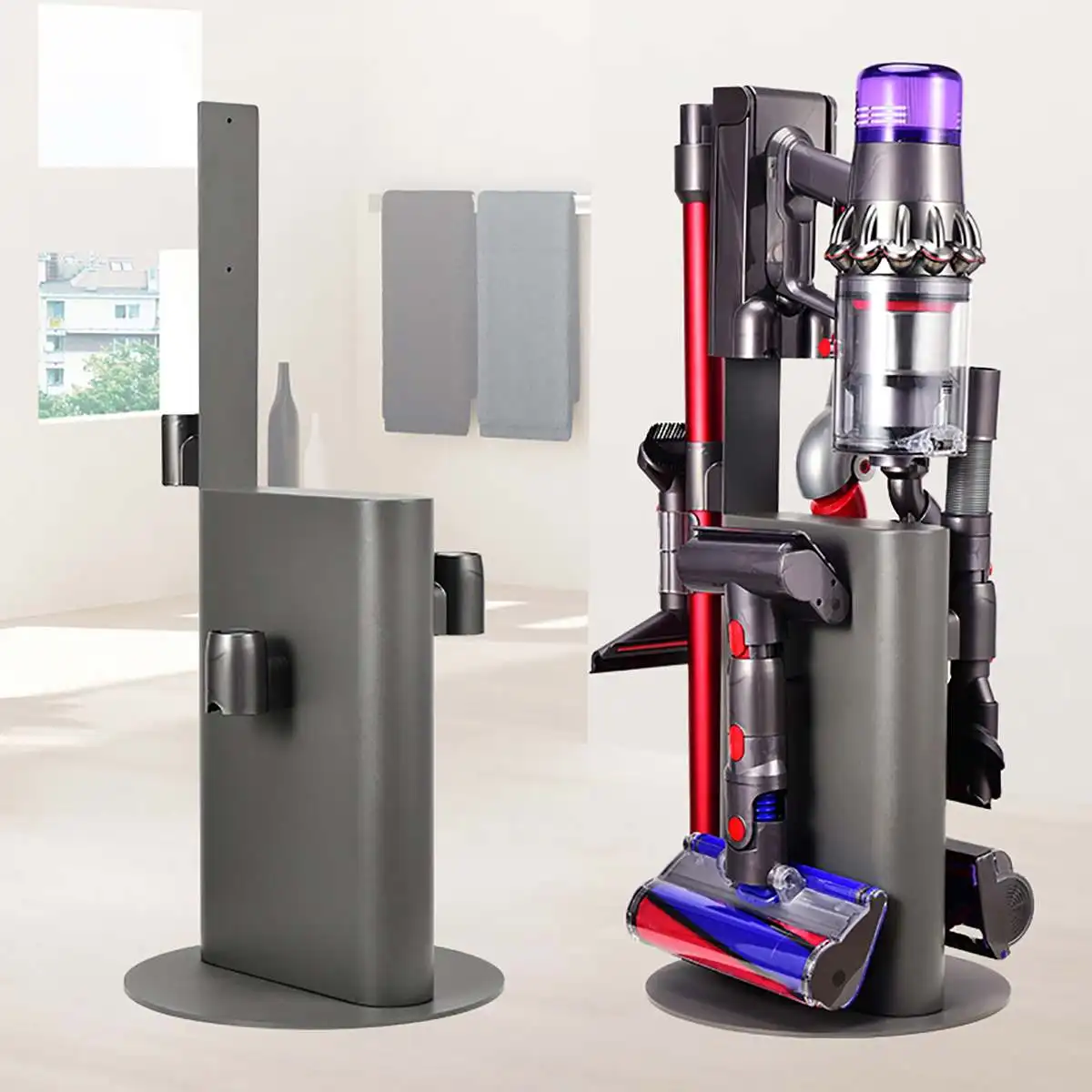 

For Dyson V7 V8 V10 V11 Stick Vacuum Cleaner Floor Stand Home Organizer Vacuum Cleaner Accessories Storage Rack Holder Dock