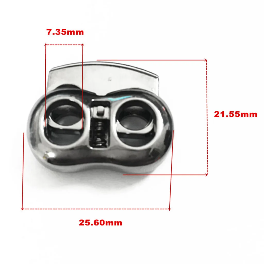 Шнур для Паракорда металлический с 2 отверстиями 10 шт. замки зажимные | Дом и сад