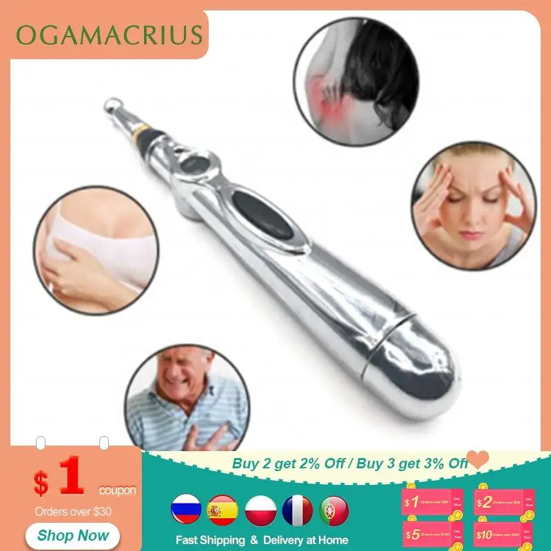 Ручка для акупрессуры OGAMACRIUS электронный меридиан электрический детектор точек