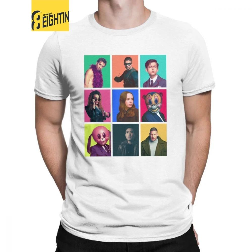 Мужская футболка с надписью The Umbrella Academy Cha Diego Vanya Luther Allison хлопковые футболки