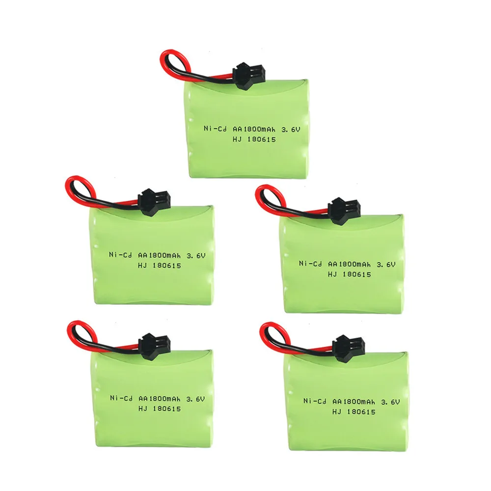 NiMH-аккумулятор 3 6 В 1800 мА · ч для радиоуправляемых игрушек автомобилей танков