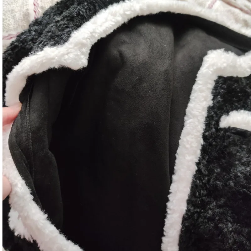 

Faux Fur Coat Spring Autumn Short Coat Women Female Coat Women Jacket Outerwear Channel Style Za Suit Cropped Stripeed Kawaii