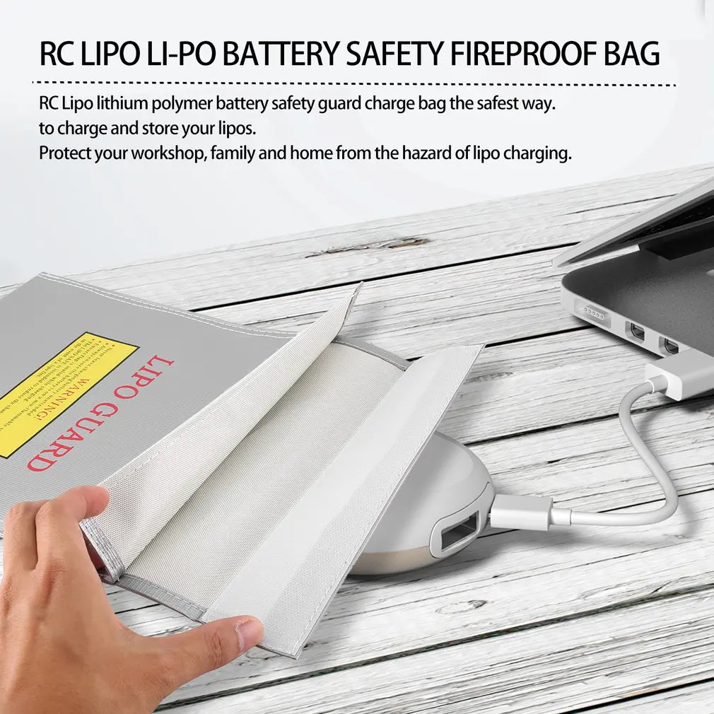 OCDAY 1 шт. огнестойкая Защитная сумка для аккумулятора LiPo RC безопасный защитный