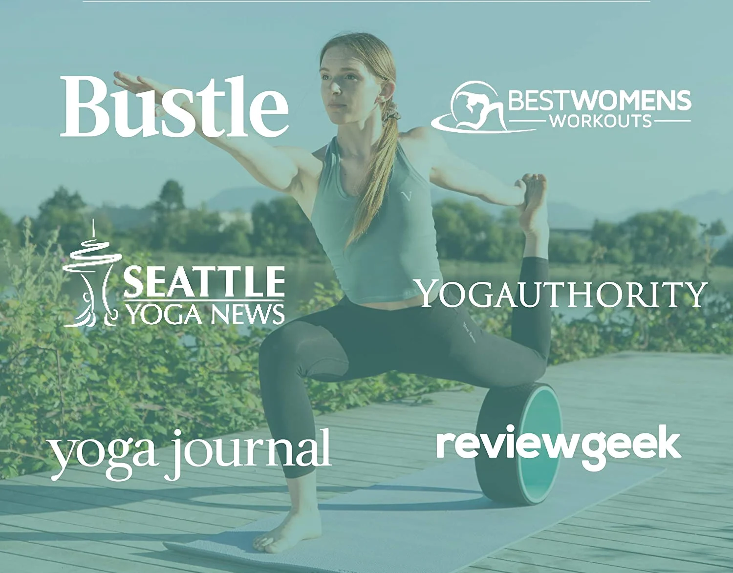 

Yoga Wheel-[Pro Series] The Strongest and Most Comfortable Yoga Support Wheel-ideal for Back Pain Stretches and Back Bends