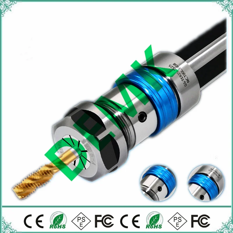 Telescopic tapping chuck TER20 TER25 ER20 ER25 D20 25 Floating tap for CNC lathe overload protection Torque Tap holder | Инструменты