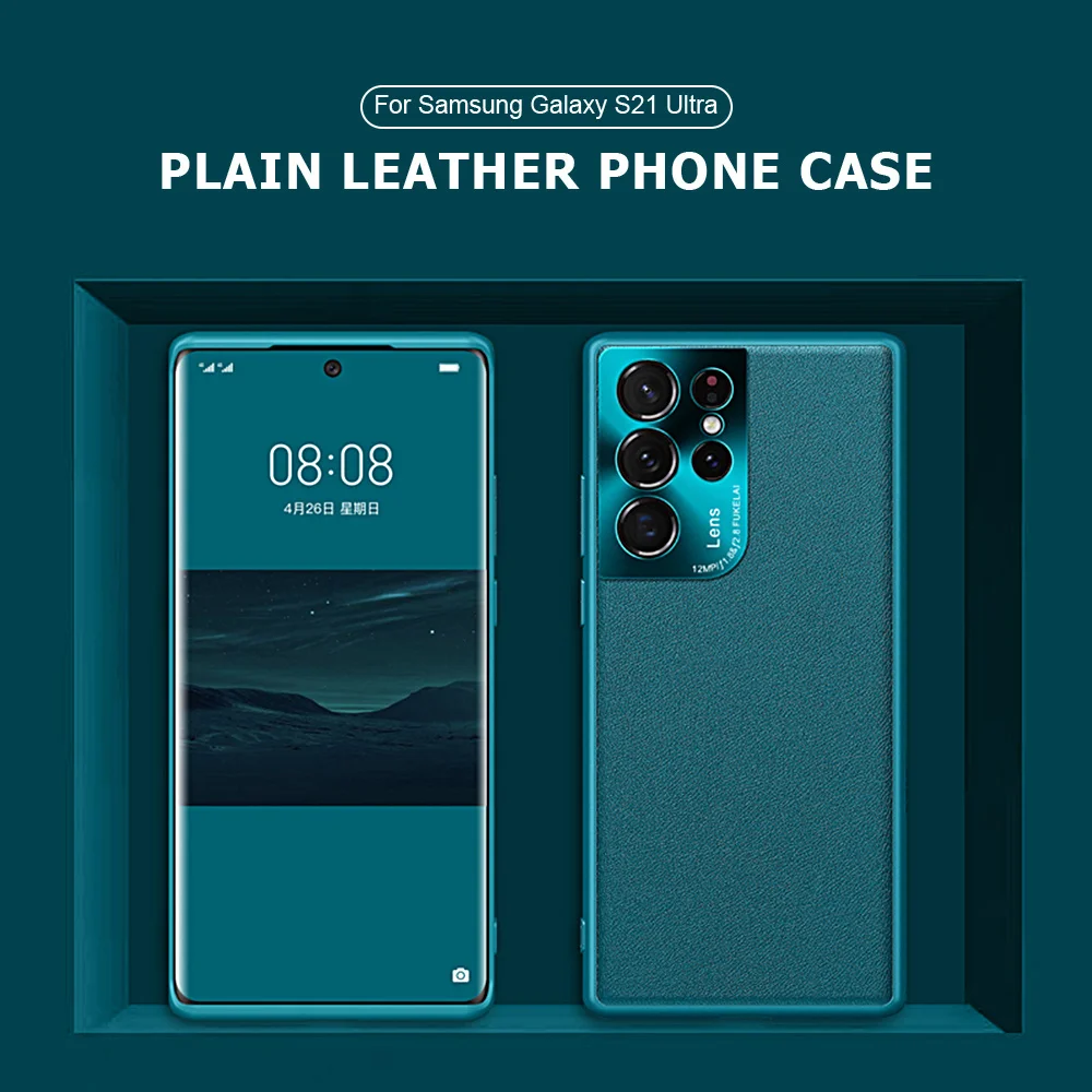 

Luxury leather Phone Cases For Samsung A72 A52 A32 S21 Ultra S21 Plus S20 FE Note 20 Ultra Case Retro Deluxe Hard PC Back Covers
