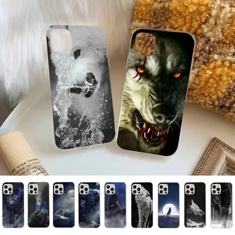 

Angry snow wolf Funda Etui Phone Case for iphone 13 8 7 6 6S Plus X 5S SE 2020 XR 11 12 pro XS MAX