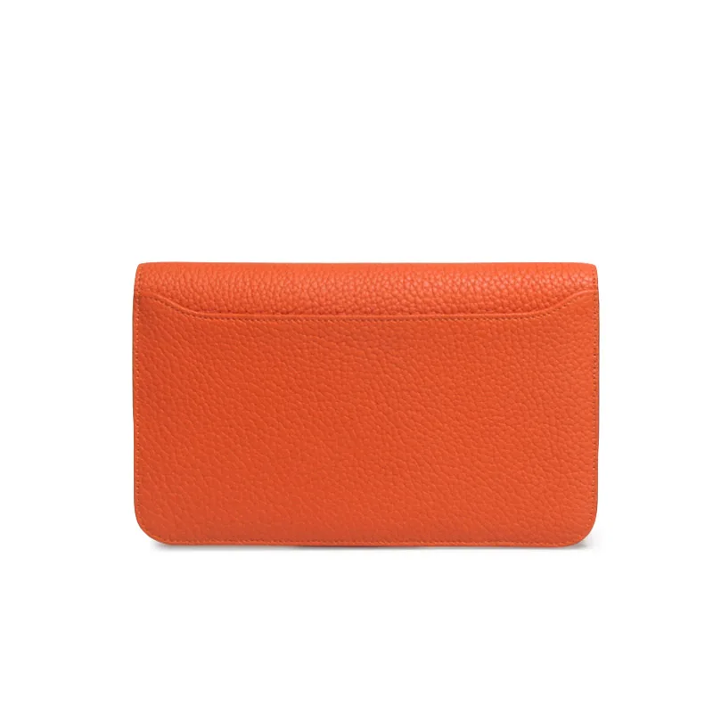 Женская кожаная сумка для паспорта OUSSON кошелек из мягкой кожи вместительная