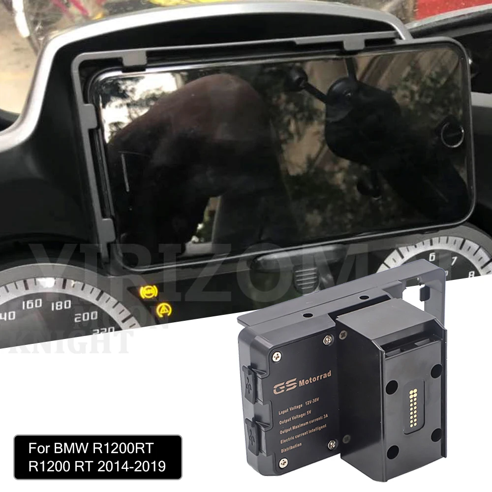 Мотоциклетный навигационный кронштейн для BMW R1200RT R1250RT ручной gps навигатор usb