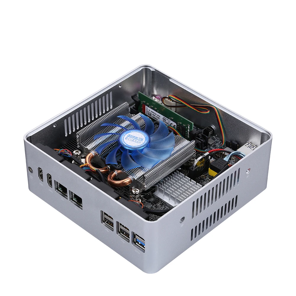 Qotom 2 гигабитный ethernet lan Мини ПК Core i3 i5 AES-NI маршрутизатор opnsense Sophos Vyos