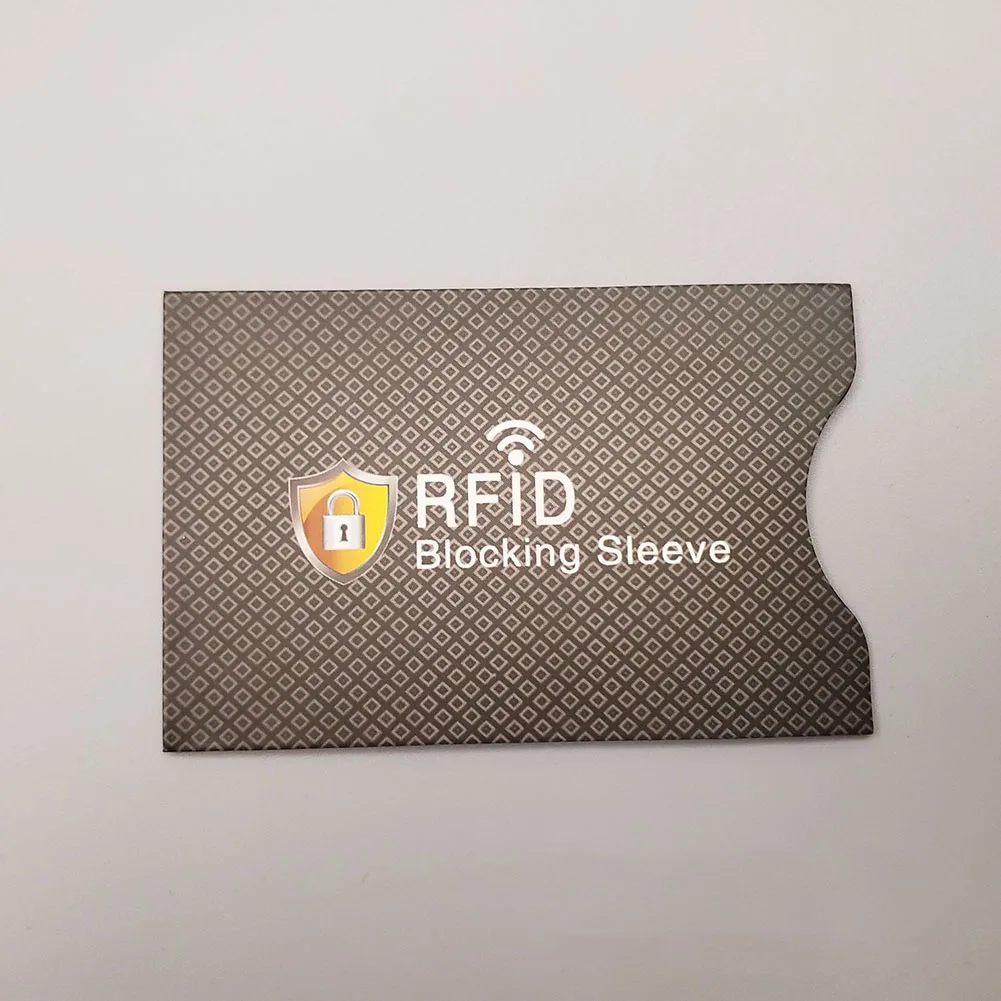 1 шт. защита от кражи для RFID, защита для кредитных карт, блокировка, держатель для карт, чехол для кожи, защитный чехол для банковских карт, Новинка