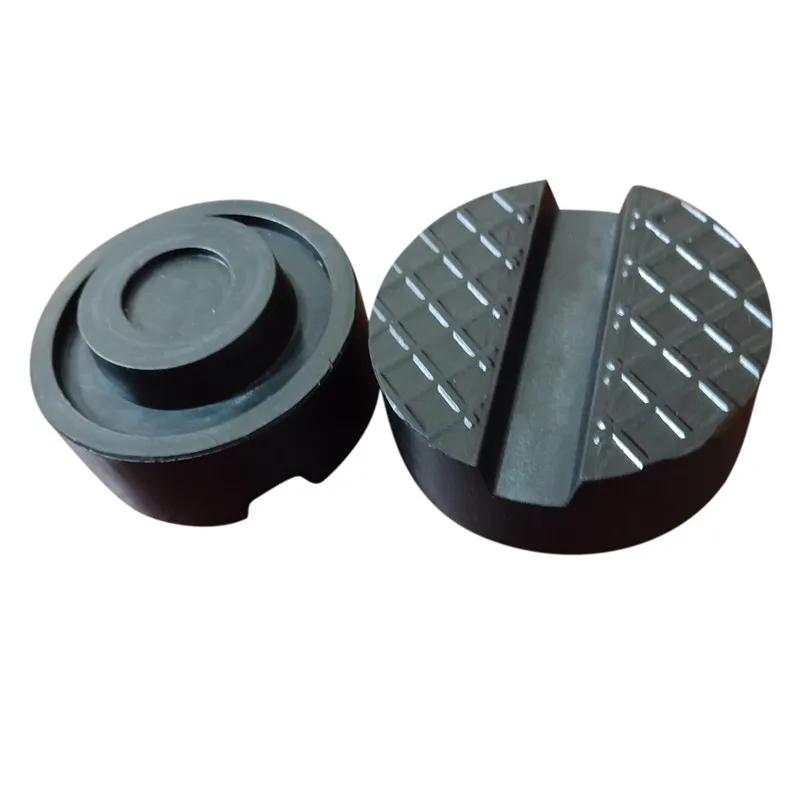 New Rail Floor Slotted Car Jack Guard Tool Pad Rubber Disc Auto Vehicle Weld Jacking Lifting Disk Frame Protector |