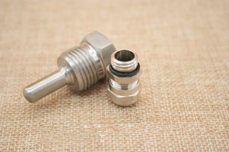 Длина Thermowell Резьба BSP 1/2 &quot(DN15) 3/4&quot(DN20) максимальный диаметр 6 мм нержавеющая