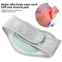 adjustable selfheating neck band relieve muscle pain stiff warm cervical vertebra protection belt support elderly pregnant women