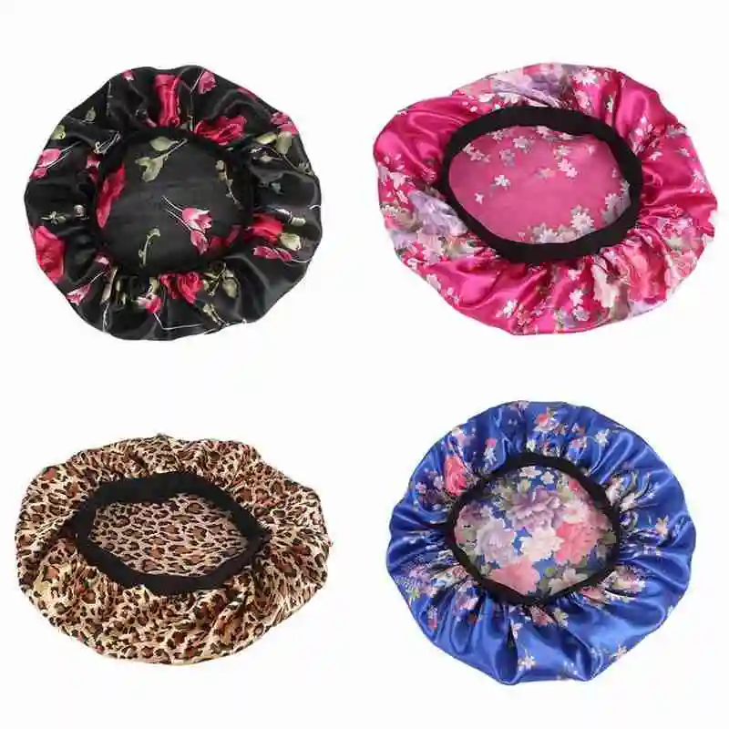 

Zachte Zijde Haar Motorkap Met Wide Band Comfortabele Nachtrust Hoed Salon Coloring Kleur Cap Haaruitval X5X4