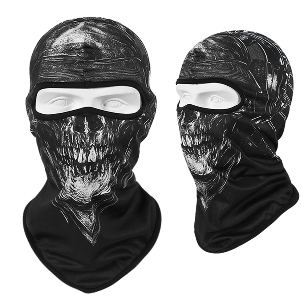 SBX01-18 HEROBIKER новая зимняя Балаклава мотоциклетная маска для лица из лайкры Байкерская штормовка Лыжная маска ветрозащитная мотоциклетная маска - Цвет: SBX01-18