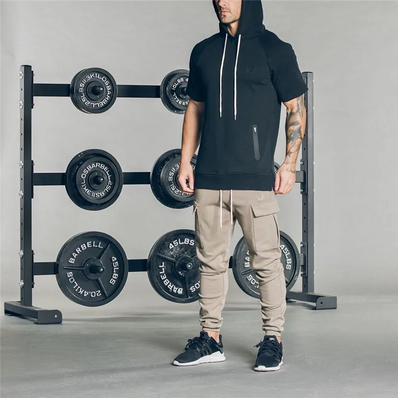 Мужская спортивная обувь для бега брюки из эластичного хлопка мужские фитнес