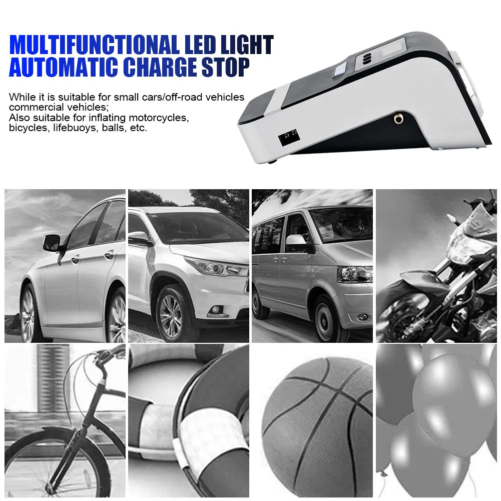 

150Psi Digital Car Air Compressor Tire Tyre Inflator Pump 12V with Light Bright Flashing Digital Pressure Gauge