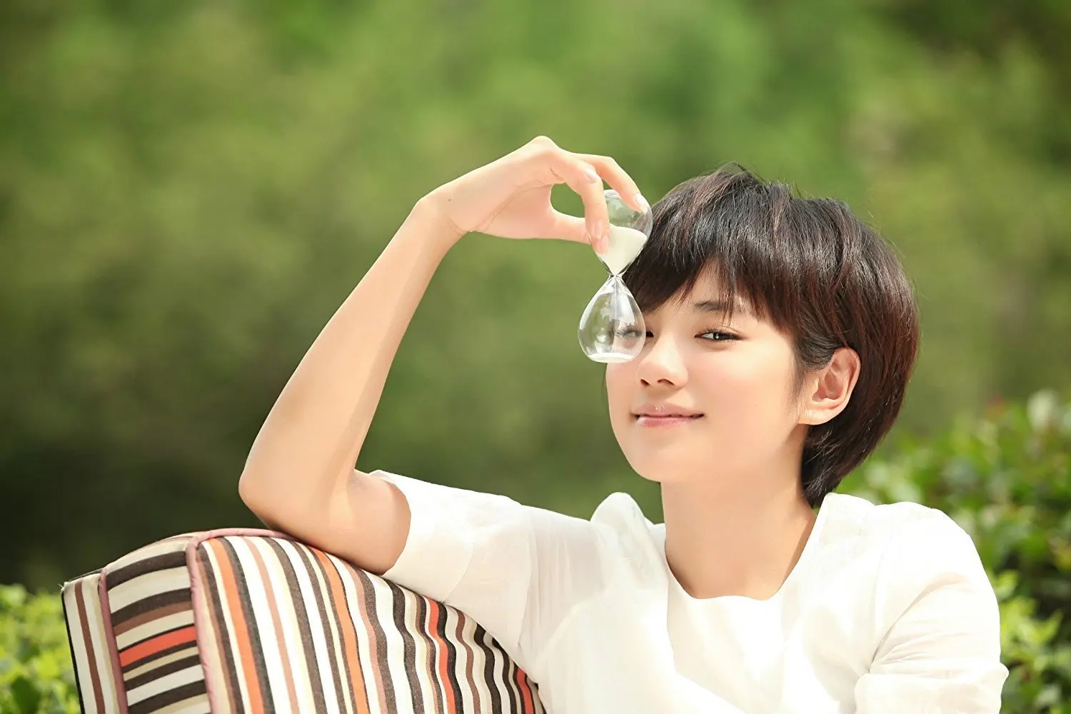 

Large Fashion Colorful Sand Glass Sandglass Hourglass Timer Clear Smooth Glass Measures Home Desk Decor Xmas Birthday Gift (Whit