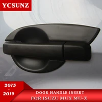 black door handle bowl for isuzu mux mu x 2013 2016 2017 2014 2019 2020 accessories abs exterior parts ycsunz