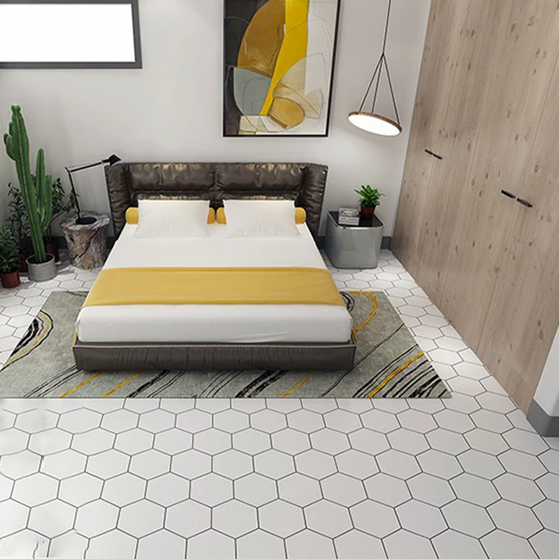 

Floor Stickers Bohemia Style Non Slip DIY Wall Peel and Stick Vinyl Tile Waterproof Wallpapers Bathroom Kitchen Living Room Deco