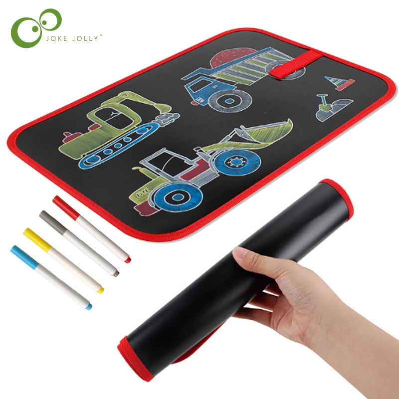 1 шт. доска для рисования динозавр инженерный автомобиль бесплатно граффити Вода