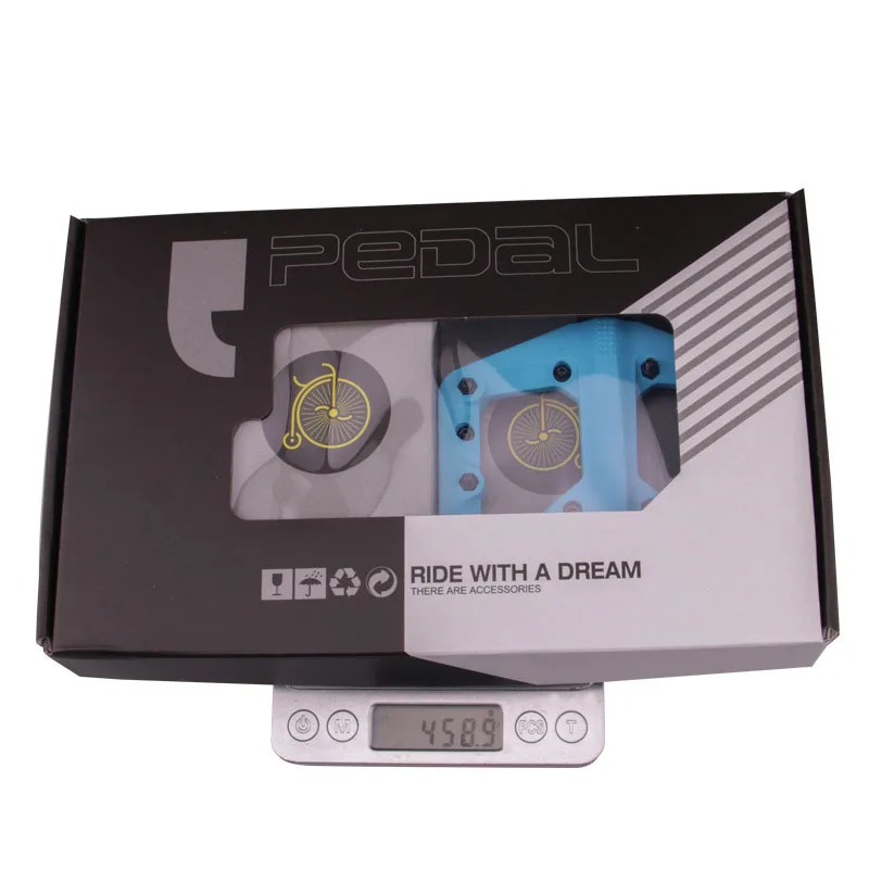 

Nylon Fiber Surface Bicycle Pedal 2 Bearing Mountain Bike Pedal Road Cycling Antiskid Pedals Bicycle Pedals Bike Accessories