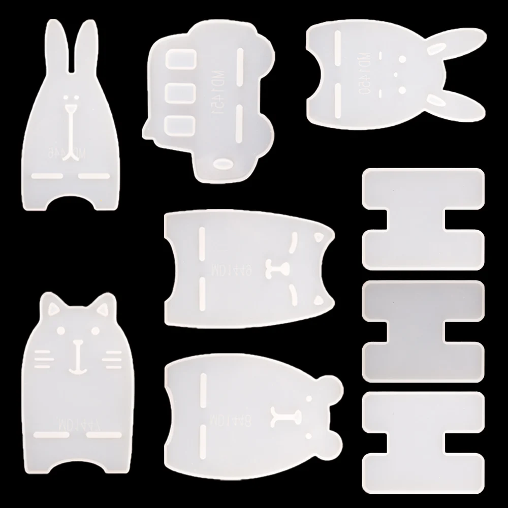 DM104 9 pcs Mobile Phone Bracket Cellphone Holder Stand Support Set For Epoxy Moule Forma De Silicone Kit