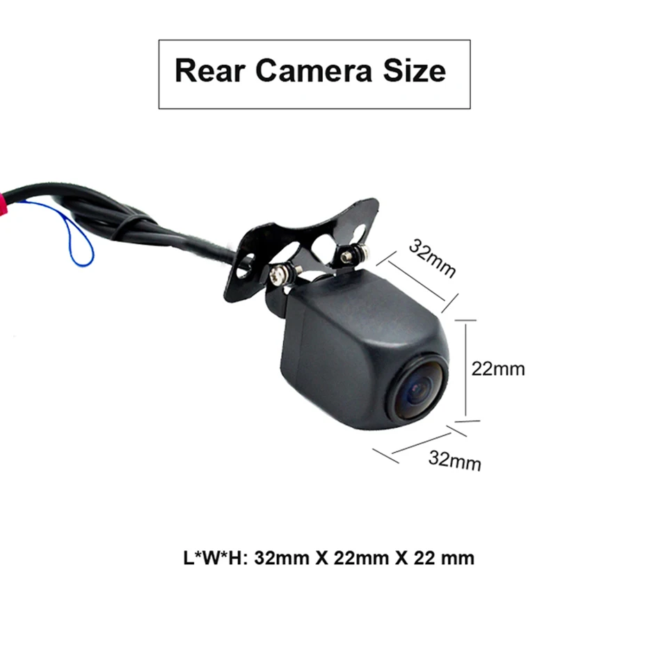 WHEXUNE HD Night Vision Car rear camera for Dual Lens Android DVR vehicle with 6 meters cable 0.1Lux back cam waterproof | Автомобили и