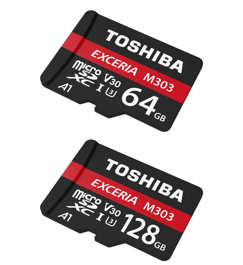 Micro SD карта TOSHIBA EXCERIA M303 256 ГБ 128 Гб 64 Гб SDXC карта памяти A1 U3 V30 класс 10 TF карта Поддержка Официальная проверка